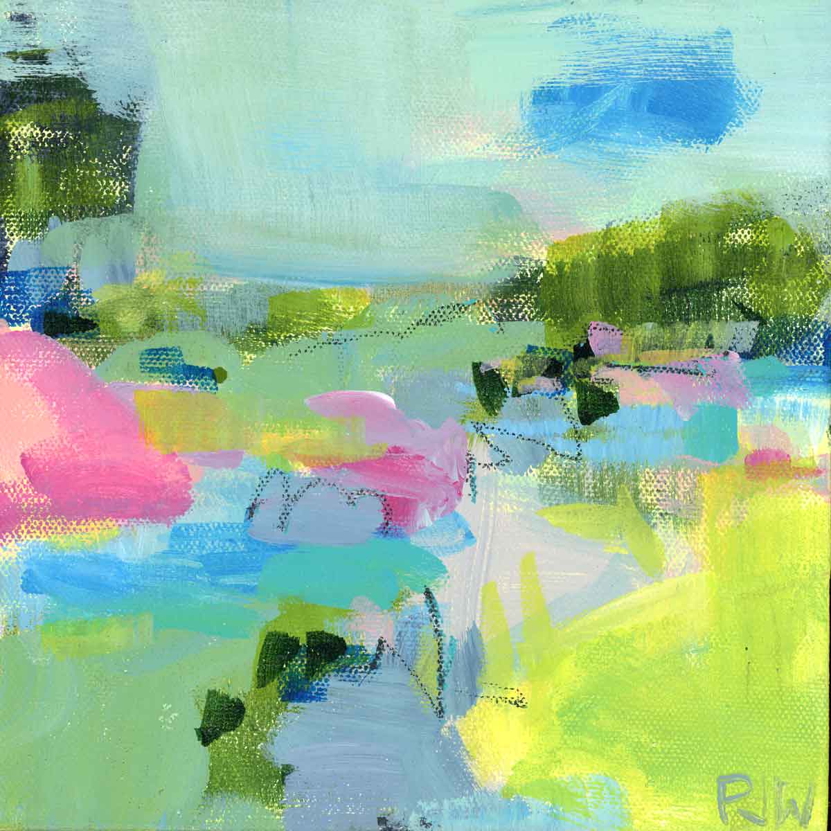 Summer | Abstract Coastal Painting