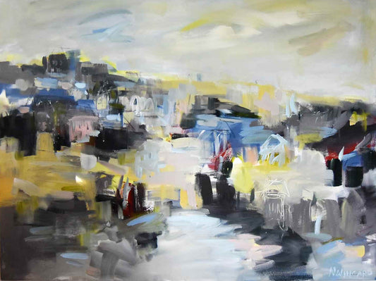 Hush Abstract Painting AVAILABLE VIA GALLERY