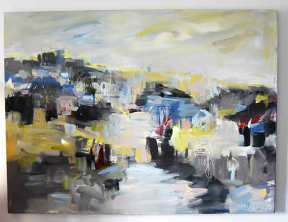 Hush Abstract Painting AVAILABLE VIA GALLERY