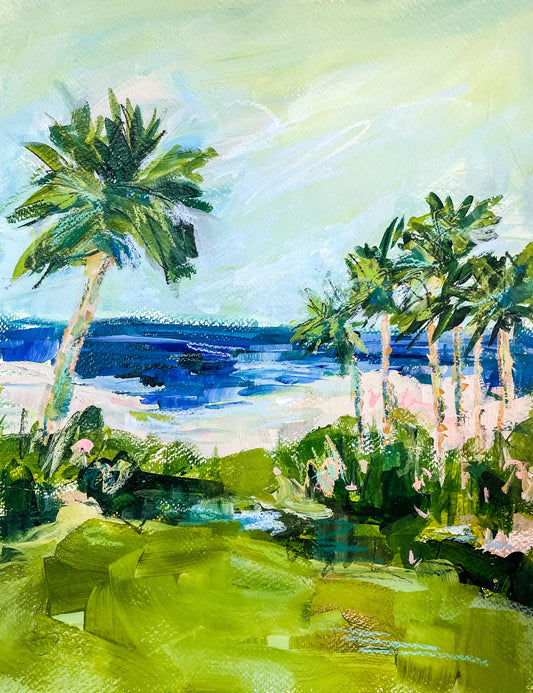 Isle of Palms Painting on Paper AVAILABLE VIA GALLERY