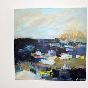 In The Midnight Hour Abstract Coastal Painting