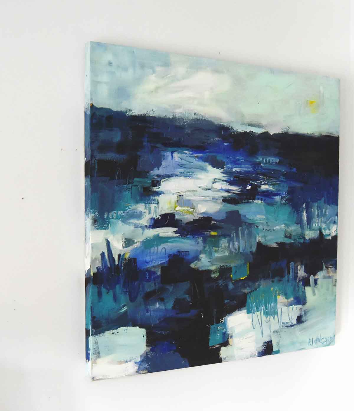 Lemonade and Sunshine | Abstract Coastal Painting
