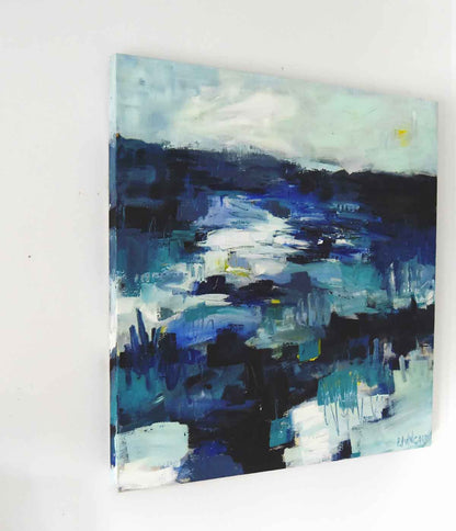 Lemonade and Sunshine | Abstract Coastal Painting
