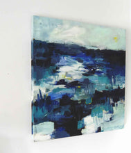 Load image into Gallery viewer, Lemonade and Sunshine Abstract Coastal Painting AVAILABLE VIA GALLERY