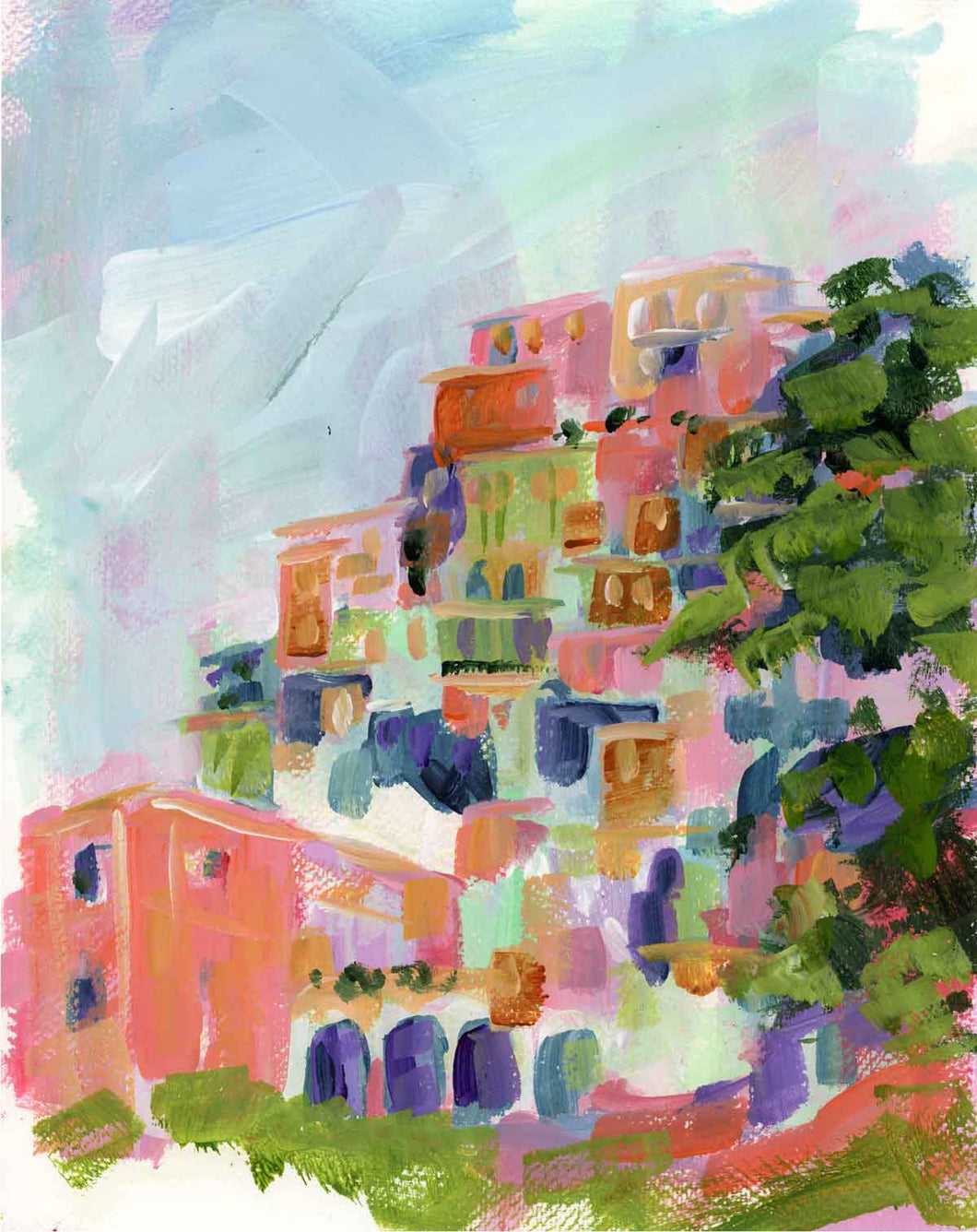Life Is Beautiful - Italy Painting on Paper