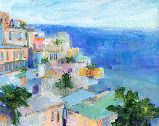 Life Is Short - Italy Painting on Paper