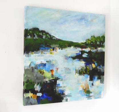 Lyin Eyes | Abstract Coastal Painting