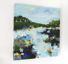 Load image into Gallery viewer, Lyin Eyes Abstract Coastal Painting