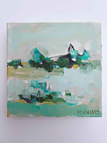 Abstract Painting: MERRY AND BRIGHT