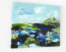 Load image into Gallery viewer, Midnight Flyer Abstract Coastal Painting AVAILABLE VIA GALLERY