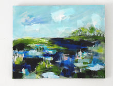 Load image into Gallery viewer, Midnight Flyer Abstract Coastal Painting AVAILABLE VIA GALLERY