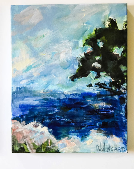 Big Sur | Abstract Coastal Painting