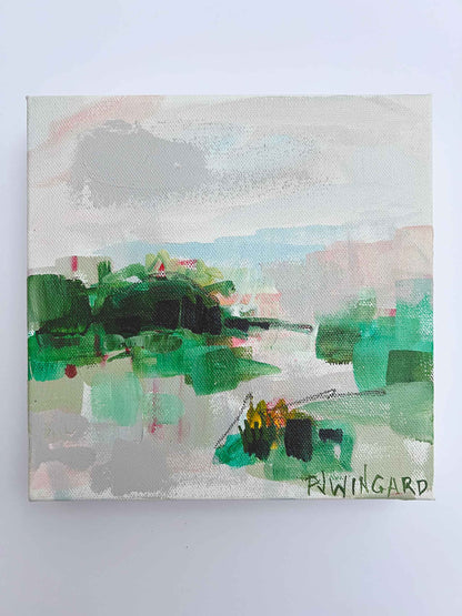 Abstract Painting: PEACE, LOVE, AND JOY