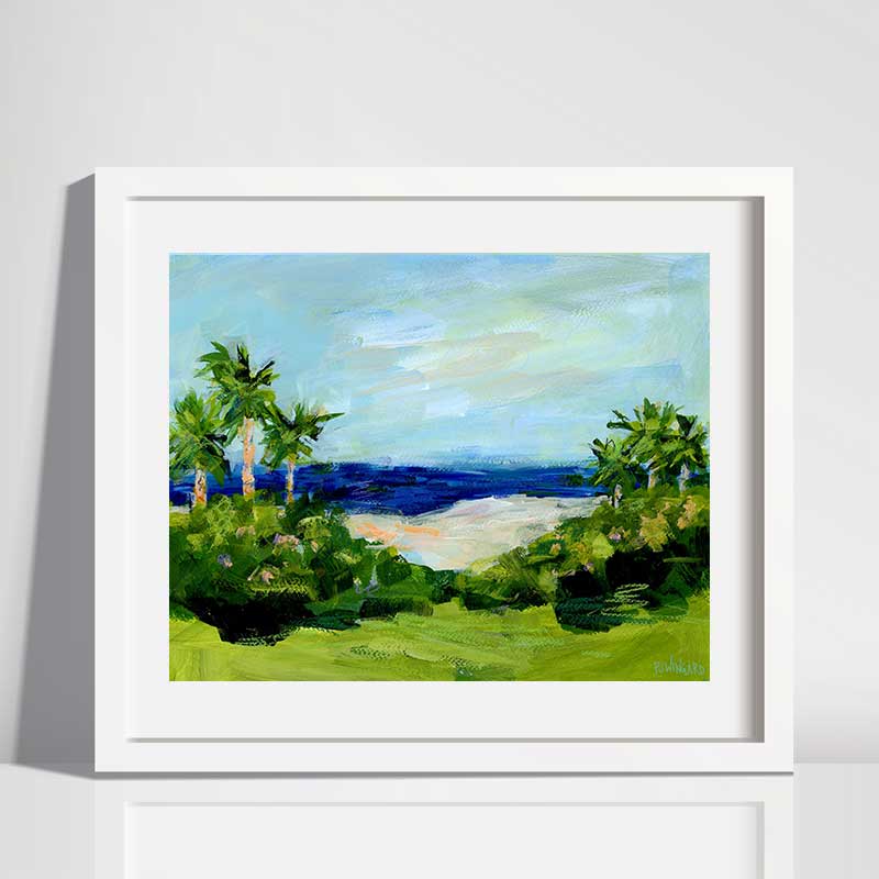 Everything's Gonna Be Alright: Isle of Palms Painting on Paper