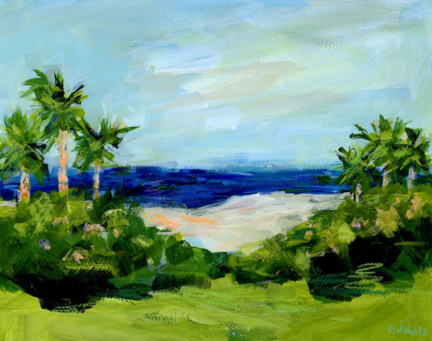 Everything's Gonna Be Alright: Isle of Palms Painting on Paper