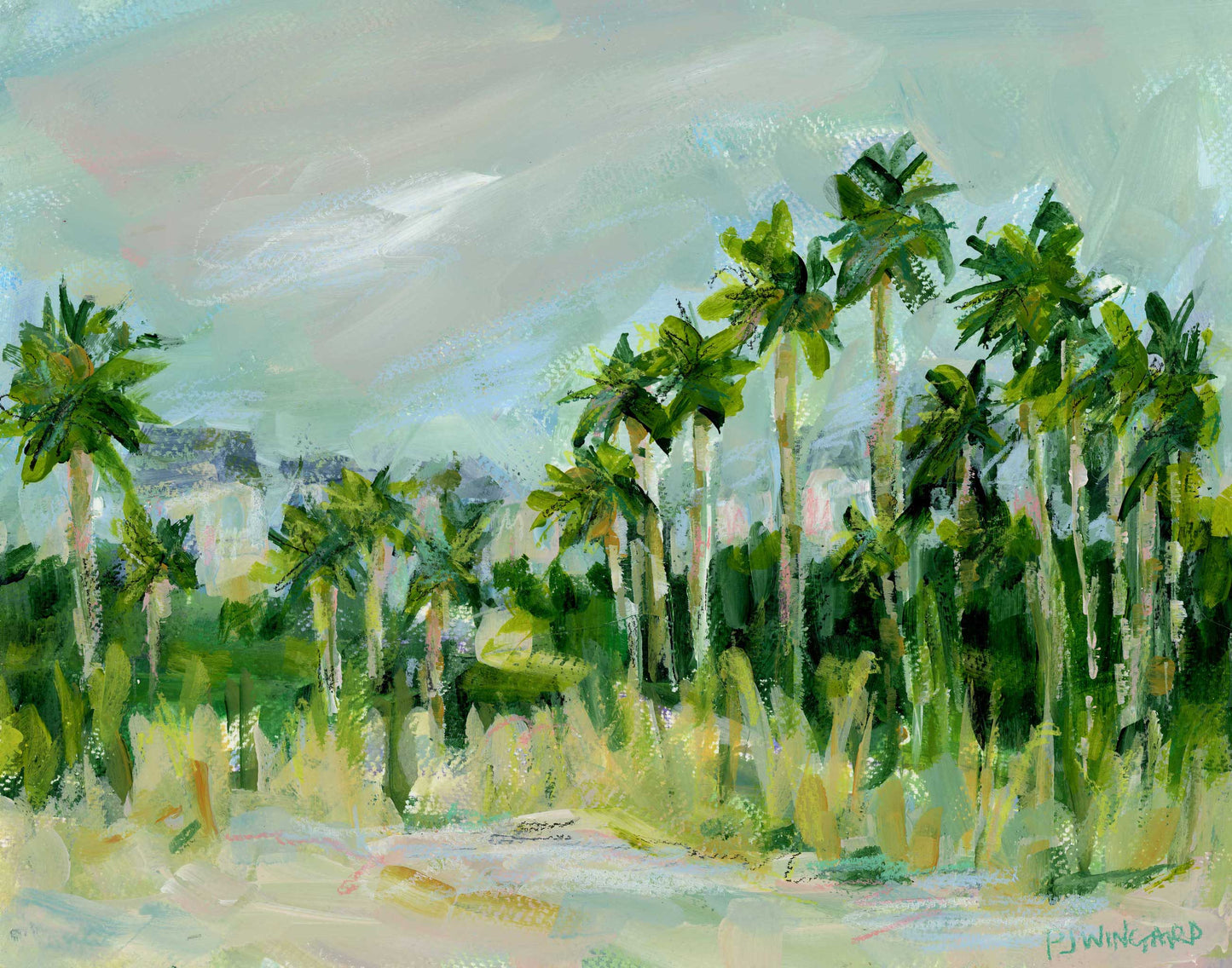 Island Song: Isle of Palms Painting on Paper AVAILABLE VIA GALLERY