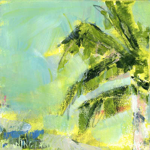 Pina Colada Day. Original Painting: Palm Tree Collection