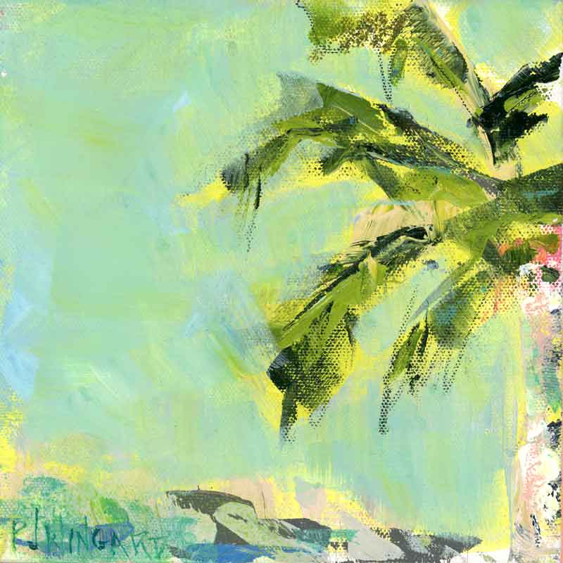 This is the Life | Abstract Coastal Painting