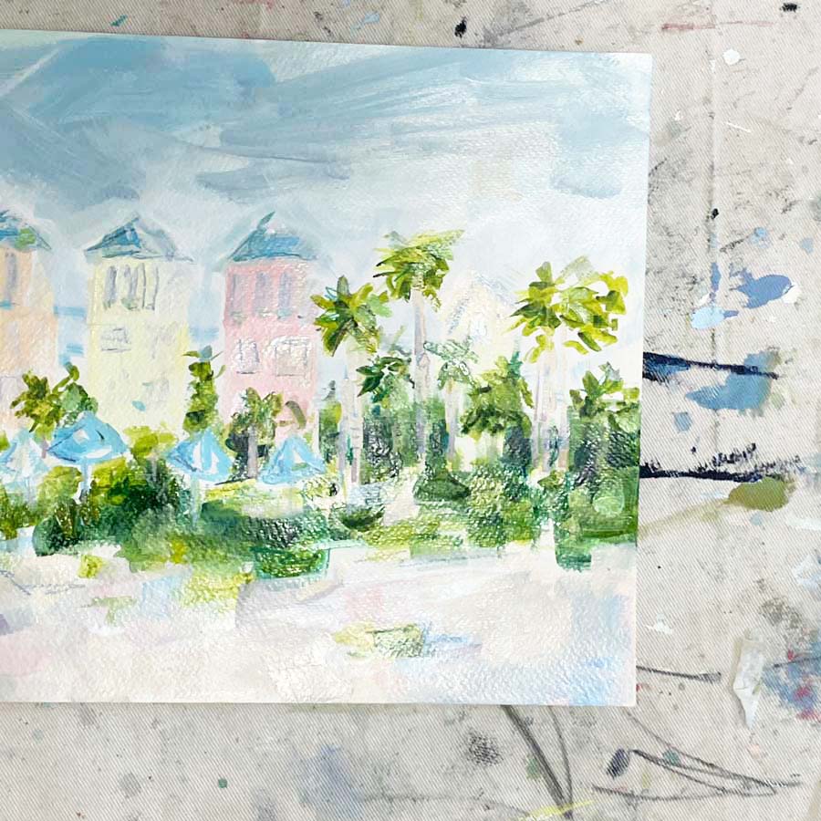 Vacation: Isle of Palms Painting on Paper