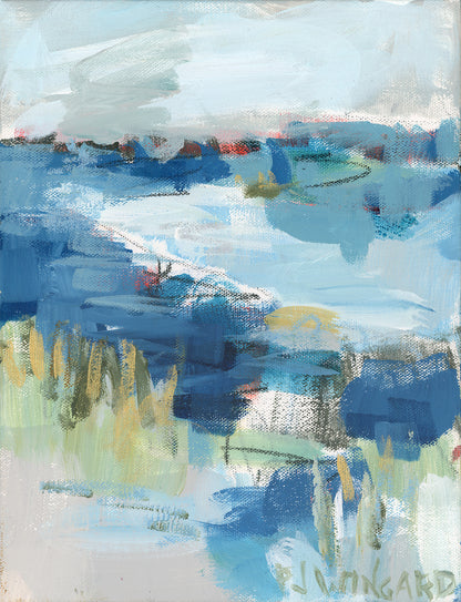 Reflecting | Abstract Coastal Painting