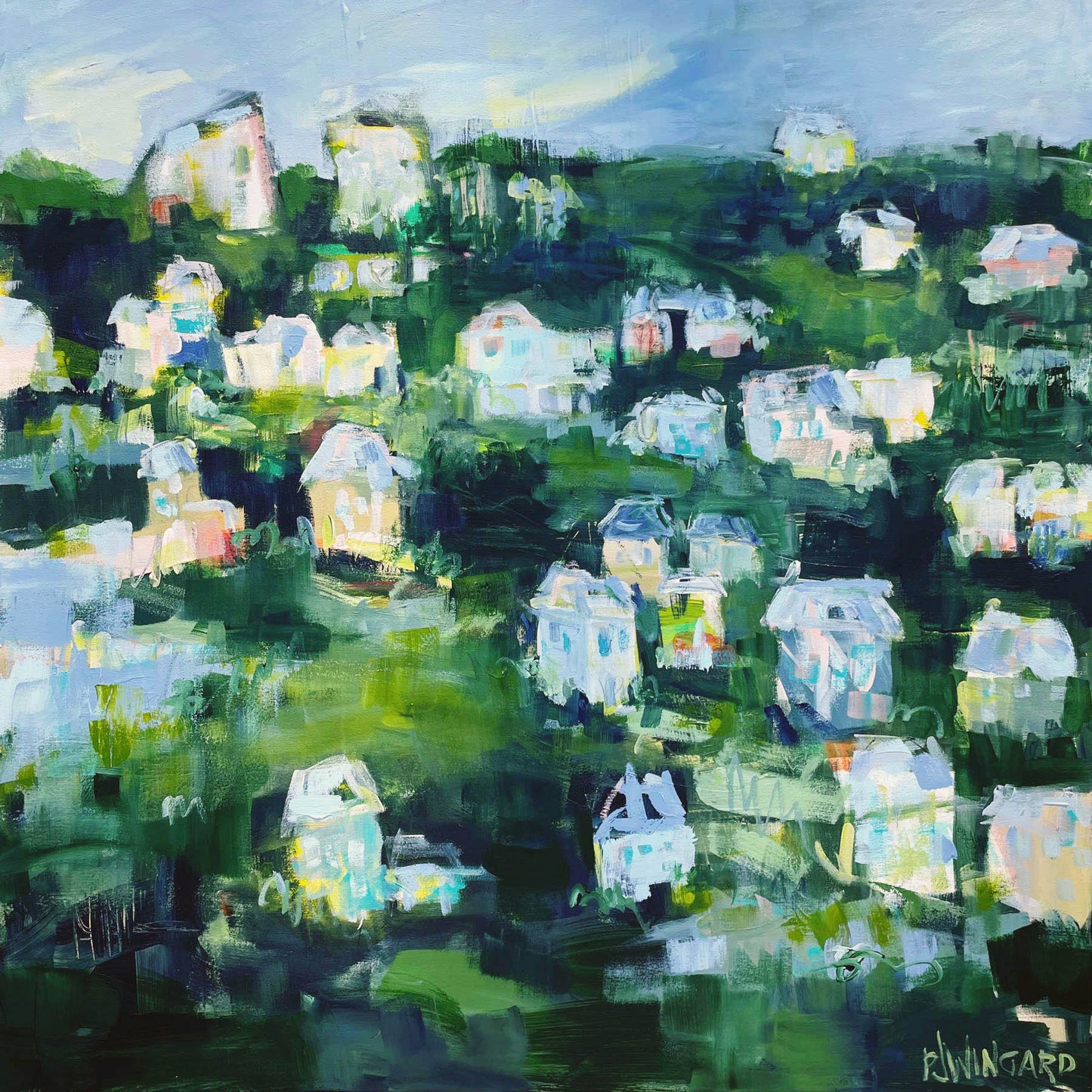 Salt Water Taffy Painting AVAILABLE VIA GALLERY