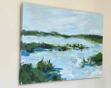 Load image into Gallery viewer, coastal abstract painting Pamela Wingard 