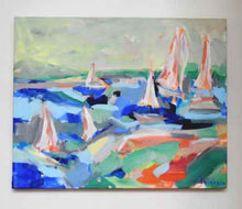 Load image into Gallery viewer, SCENIC ROUTE: MIXED MEDIA PAINTING