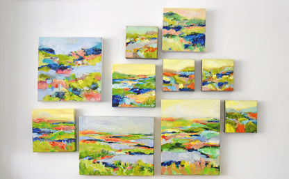 Awe Inspired | Abstract Coastal Painting