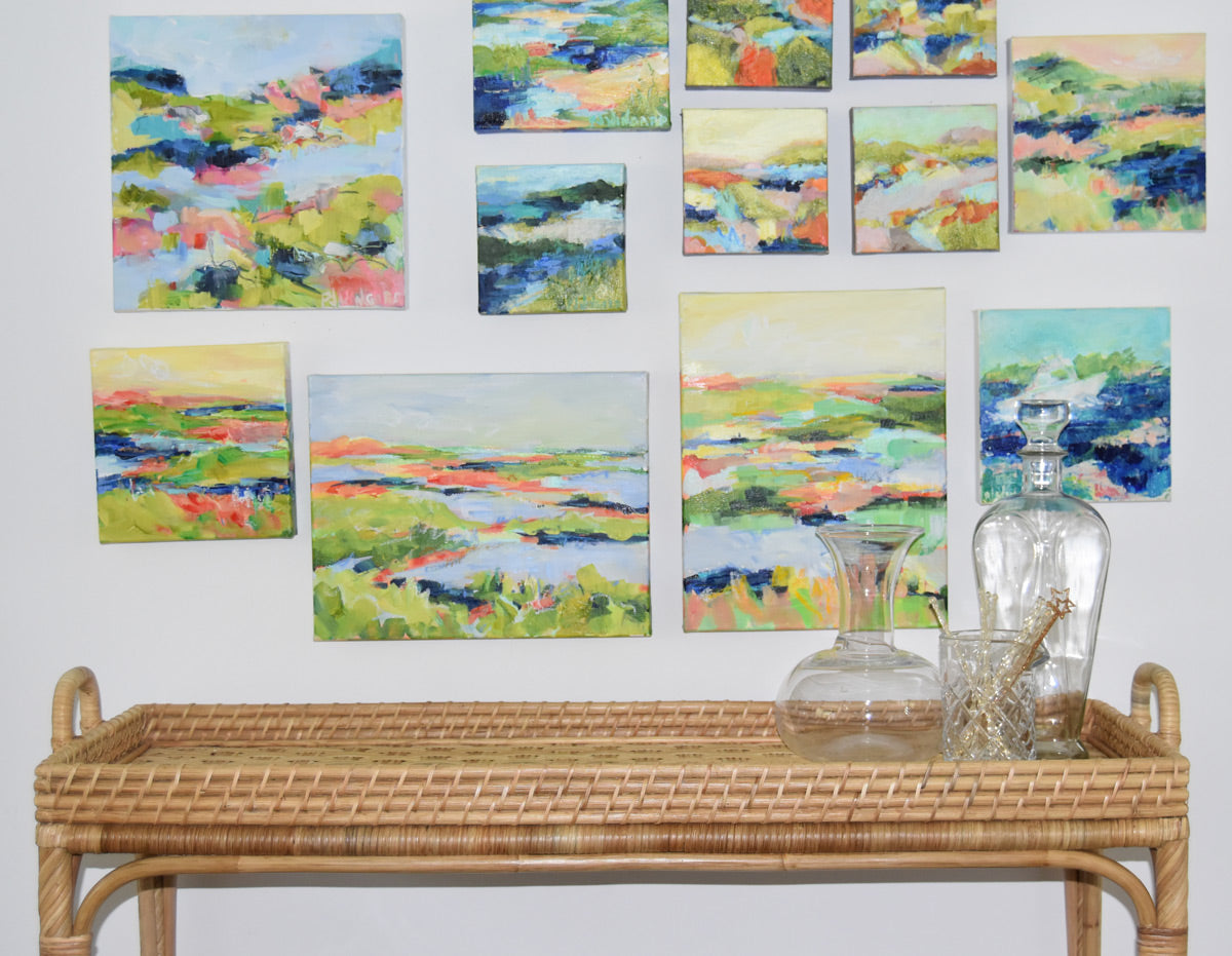 Struck By Beauty | Abstract Coastal Painting