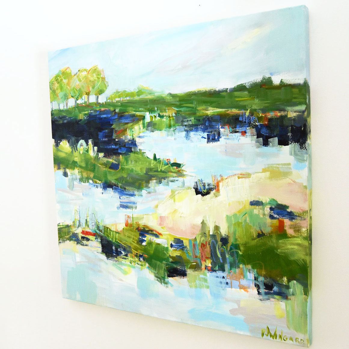 The Wanderer | Abstract Coastal Painting
