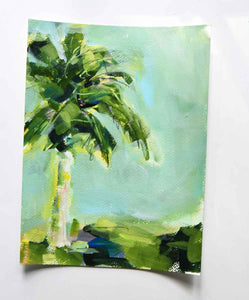 Walking On Sunshine- Original Palm Tree Painting AVAILABLE VIA GALLERY