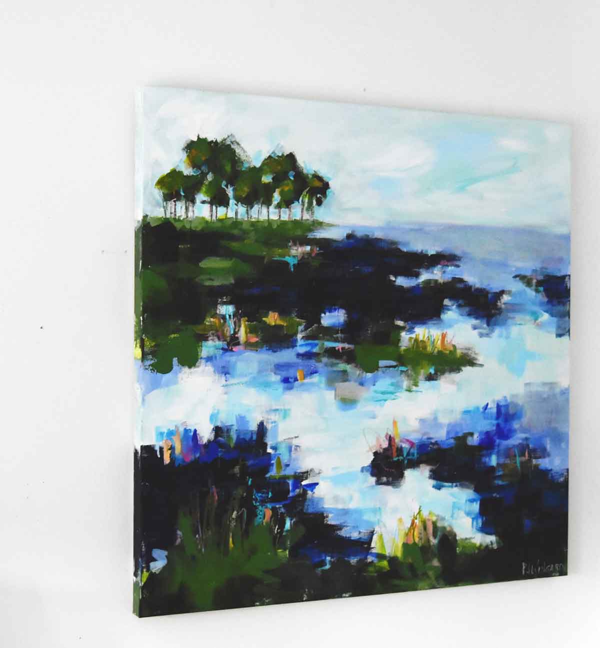 Wasted Time | Abstract Coastal Painting