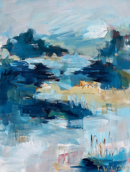 Weightless | Abstract Coastal Painting