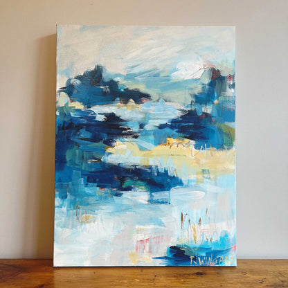 Weightless | Abstract Coastal Painting